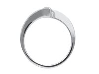 Anello Babila Milano Donna Forever in Oro bianco Diamante 0.10 Ct BBA26010B - BBA26010B